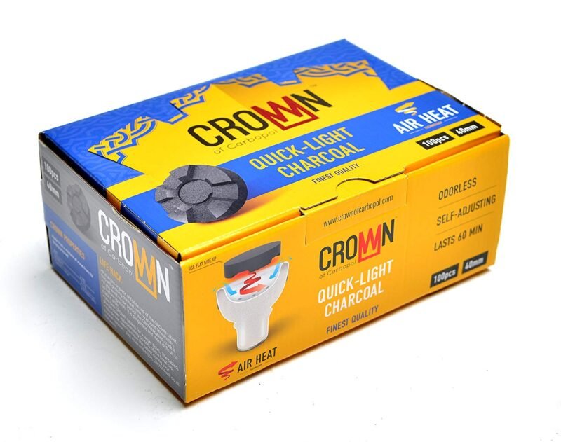 Carbopol Crown Charcoal 40mm