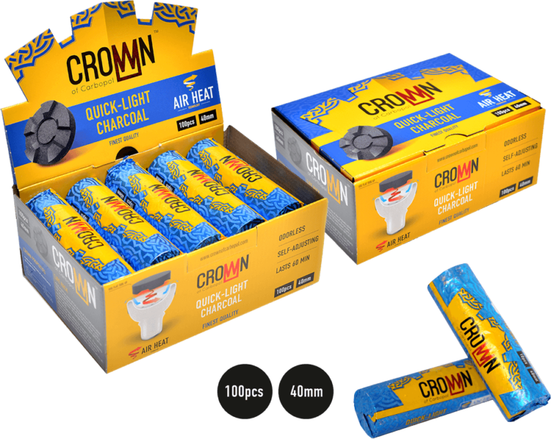 Carbopol Crown Charcoal 40mm - Image 2
