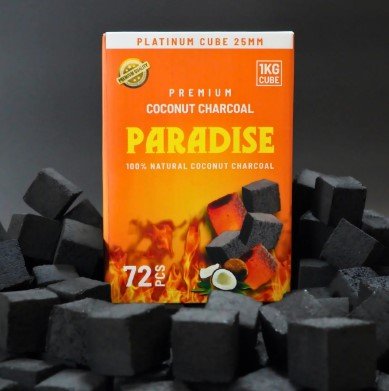 PARADISE COCONUT CHARCOAL 72pcs